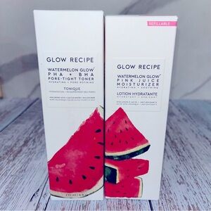Glow Recipe Watermelon Glow PHA Toner and Pink Juice Moisturizer